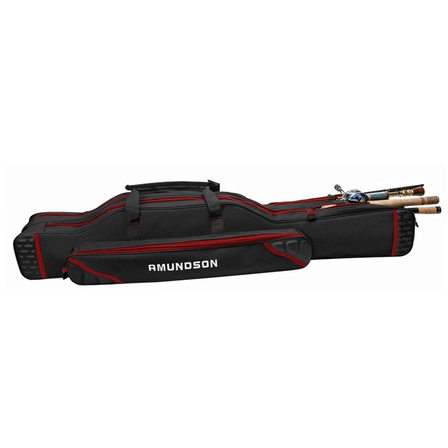 Amundson Fishing Rod and Reel Combo Bab Black and Red