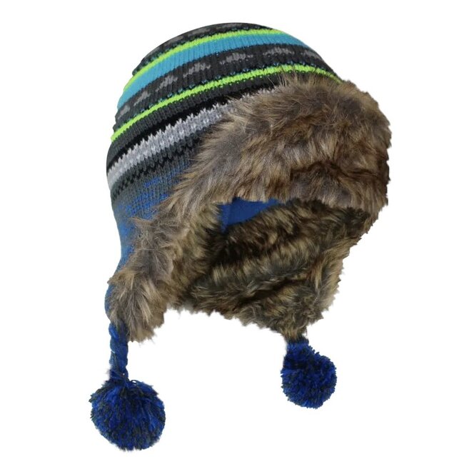 Jackfield Toque Synthetic Fur Blue