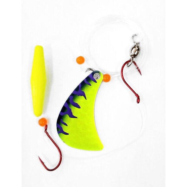 Etic Tomahawk Walleye Harness Bait #4 48" 20Lbs