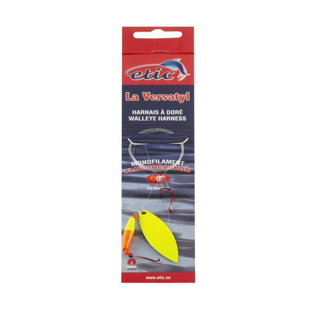 Etic Willow Leaf Walleye Harness #4 48" 20Lbs