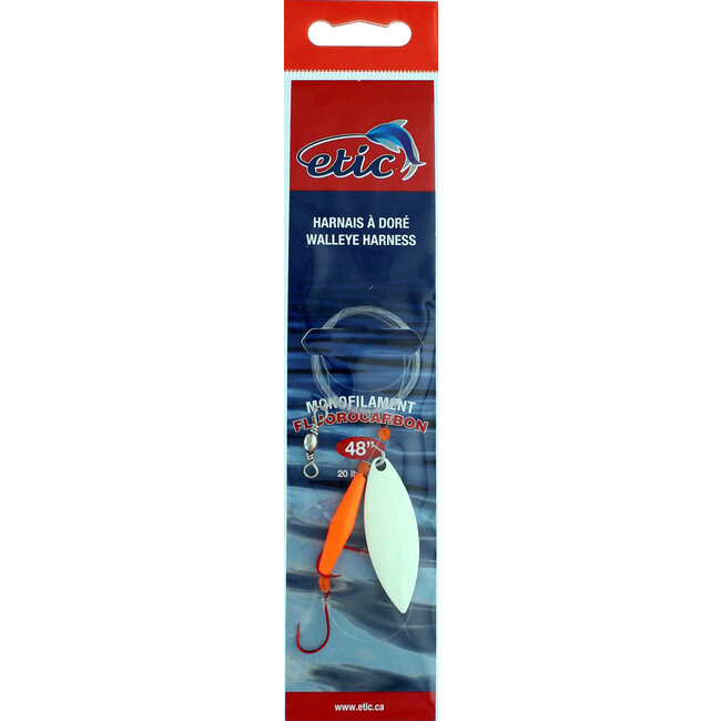 Etic Willow Leaf Walleye Harness #4 48" 20Lbs