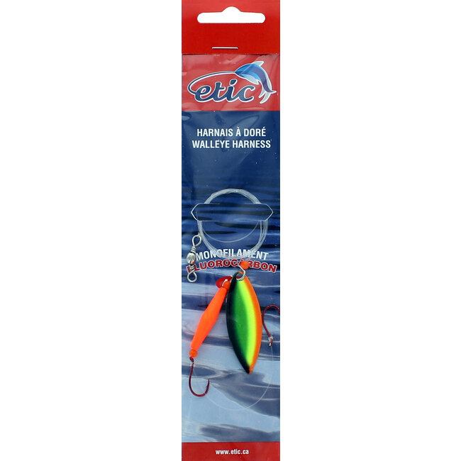 Etic Willow Leaf Walleye Harness #4 48" 20Lbs