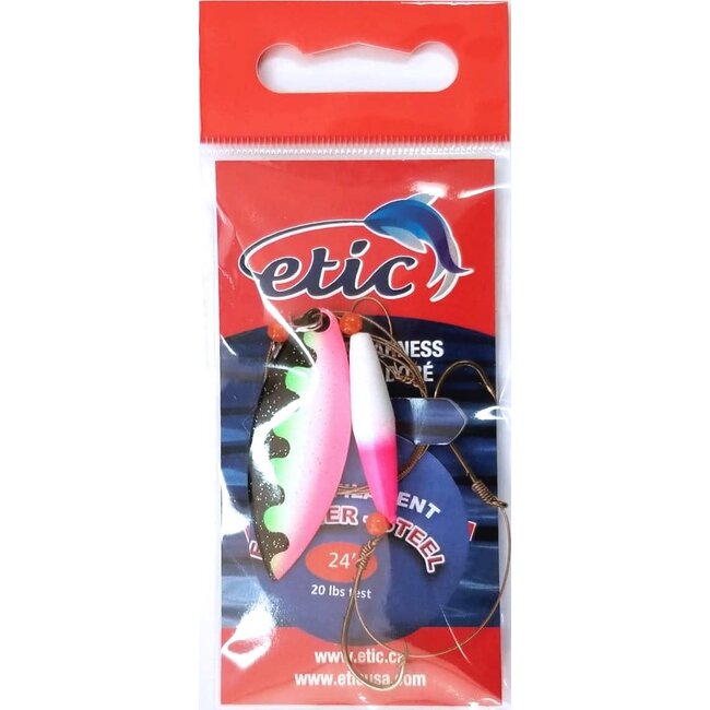 Harnais À Doré Etic Willow Leaf Acier 24" #4 20Lbs