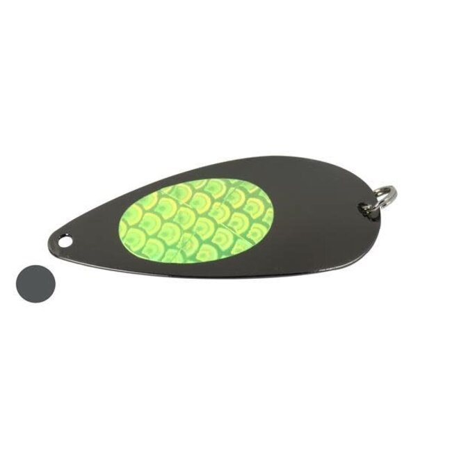 Cami Sorcier XL Spoon 3" Black Chartreuse Dot
