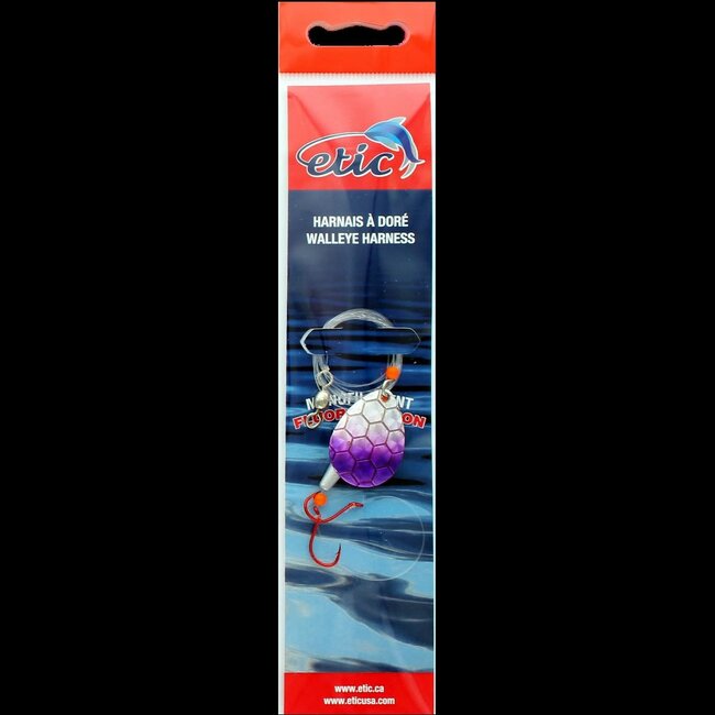 Etic Walleye Harness with Colorado Spoon #4 48" 20 Lbs