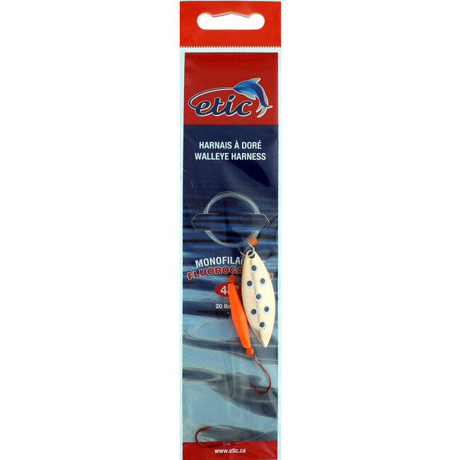 Etic Willow Leaf Walleye Harness #4 48" 20Lbs