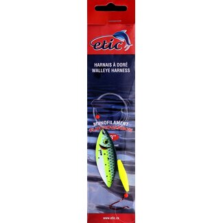 ETIC Etic Willow Leaf Walleye Harness #4 48" 20Lbs
