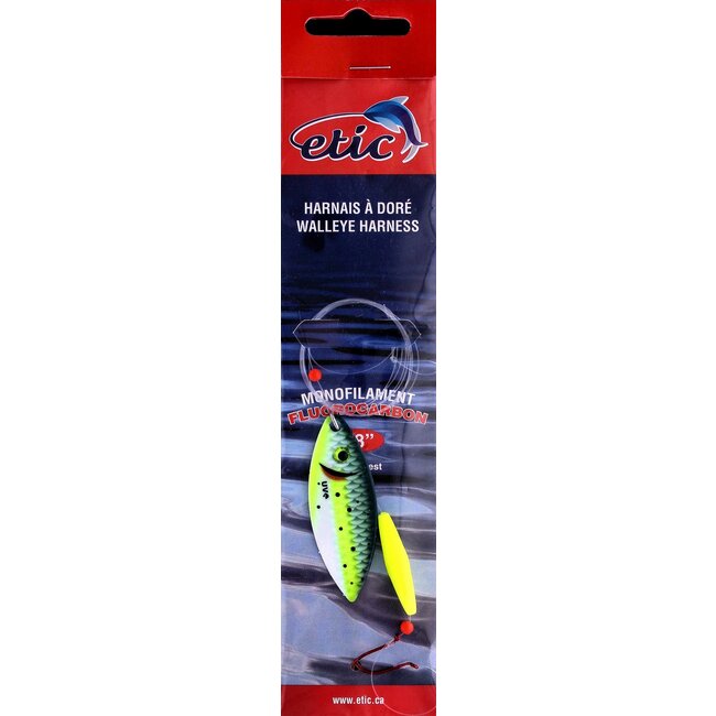 Etic Willow Leaf Walleye Harness #4 48" 20Lbs