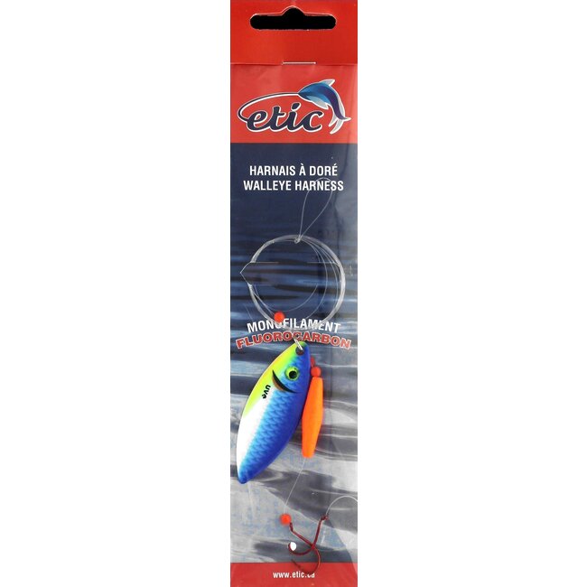 Etic Willow Leaf Walleye Harness #4 48" 20Lbs