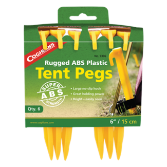 COGHLAN'S Coghlan's ABS Tent Pegs 6/Pkg