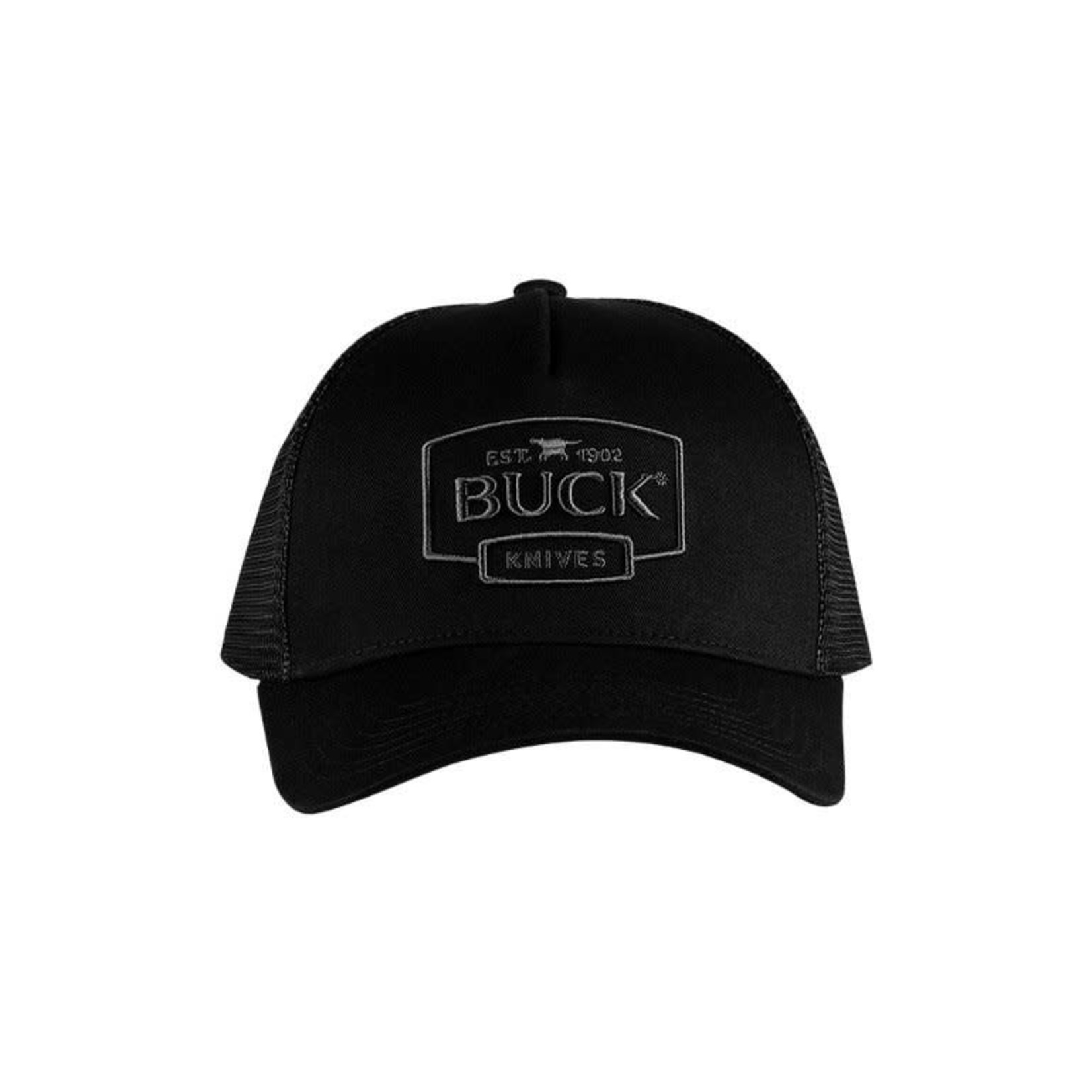 BUCK KNIVES Casquette Buck Trucker Noire À Logo Brodé