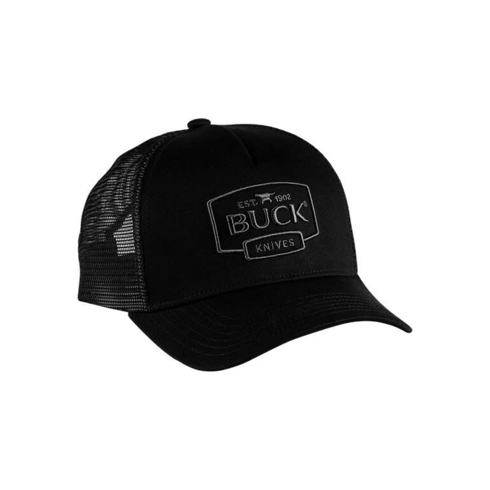 BUCK KNIVES Casquette Buck Trucker Noire À Logo Brodé