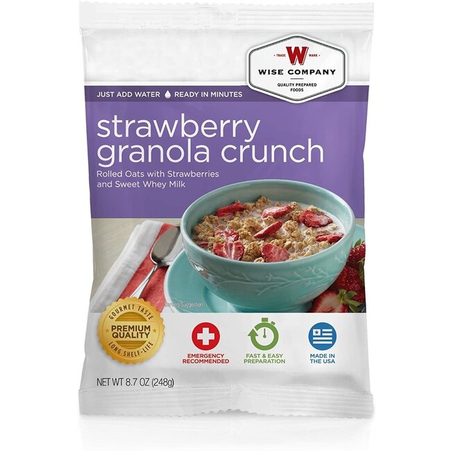 Granola Croquant Aux Fraises