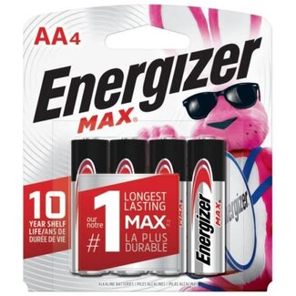 ENERGIZER Energizer Max AA Batteries 4/pkg