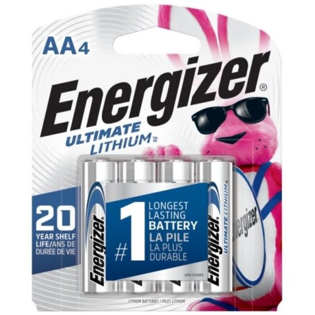 Piles Energizer Ultimate Lithium AA 4/Pqt