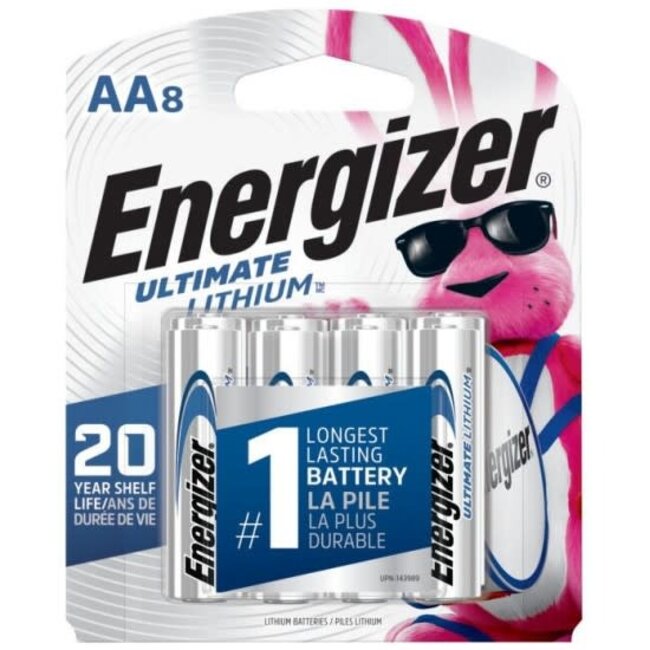 Piles Energizer Ultimate Lithium Aa 8/Pqt
