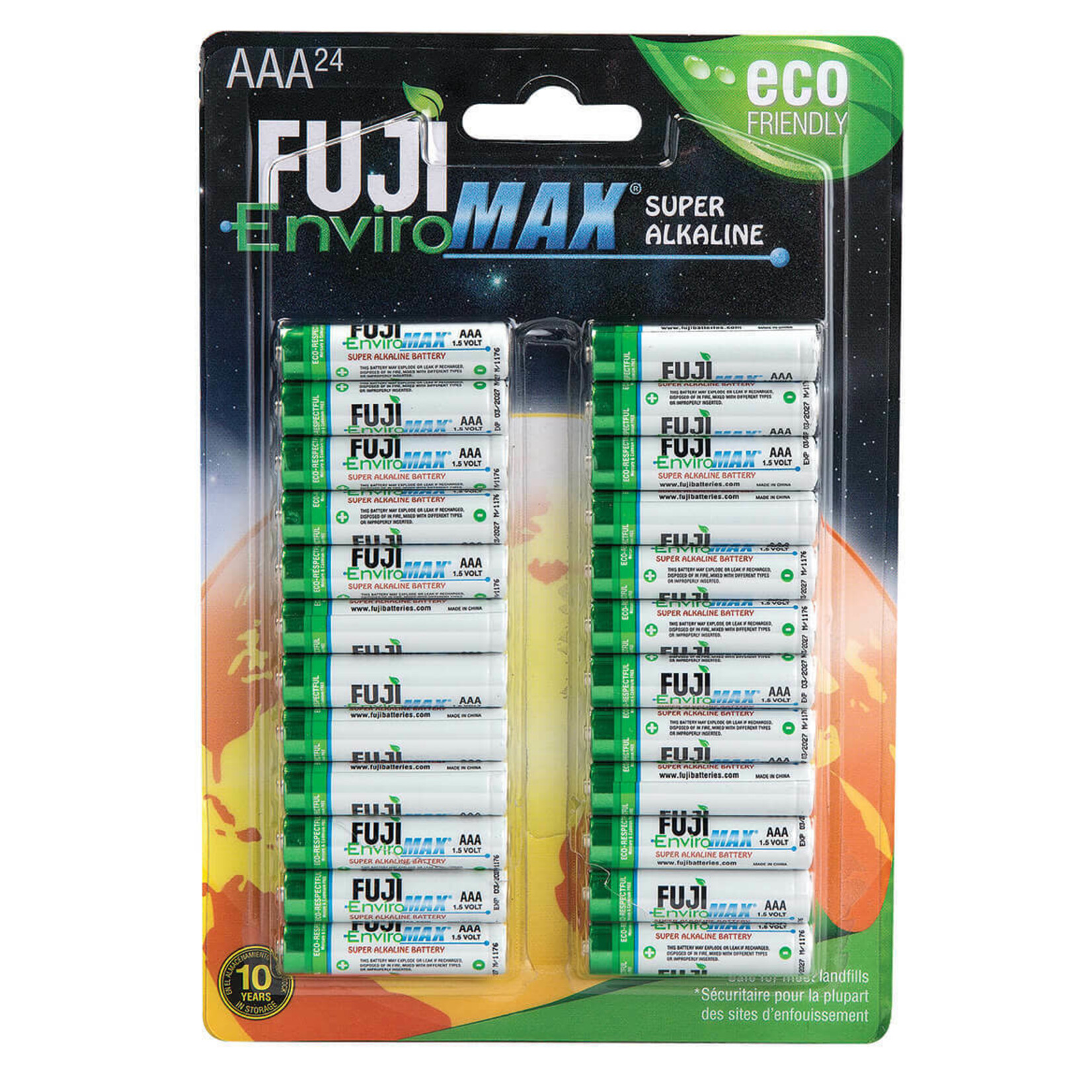 Piles Fuji Enviromax AAA 24/Pqt