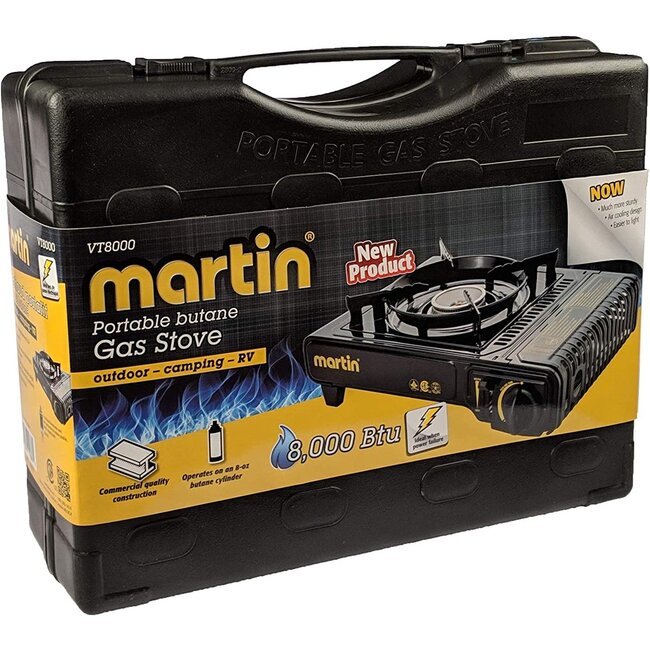 Réchaud Portatif Martin Vt202 Au Butane 8000 Btu