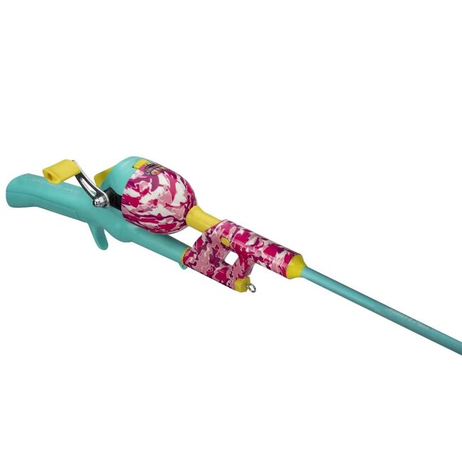 Kid Casters Tangle-Free Combo Pink Camo