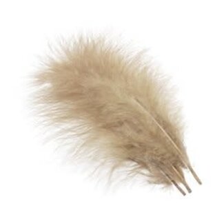 SHOR FISHING Plume Marabou Cousue Shor Fishing 1/8Oz 4'' Tan