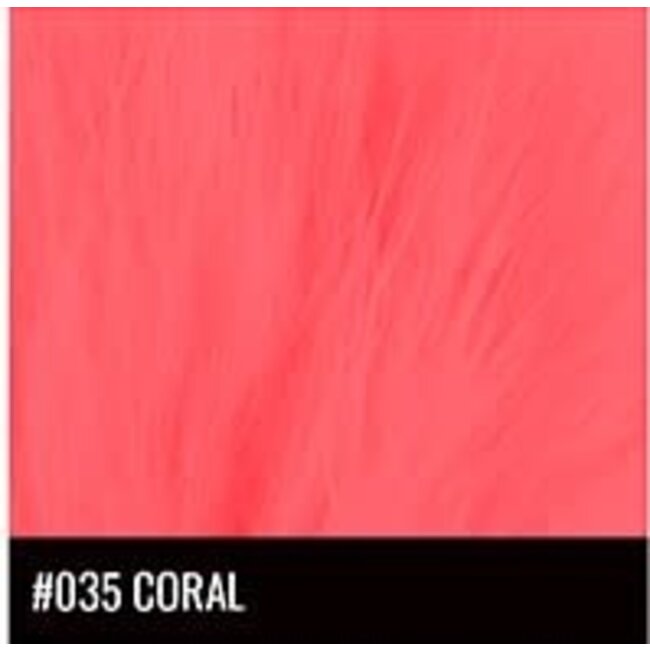 Shor Fishing Marabou Fly Tying Feather 1/8Oz 4'' Coral