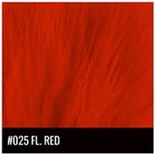 Plume Marabou Cousue Shor Fishing 1/8Oz 4'' Fluorescent Red