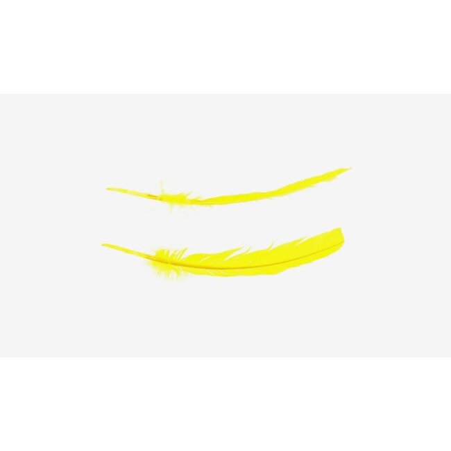 Shor Fishing Turkey Quills Yellow