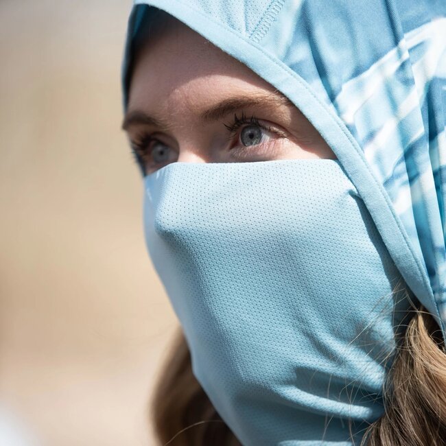 Jackfield Hooded Long Sleeves Shirt Women's Blue