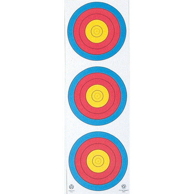 Maple Leaf Press FITA 3-Spot Vertical Target