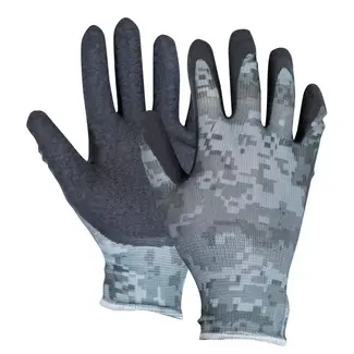 JACKFIELD Jackfield Polyester Gloves with Latex Palm Camouflage