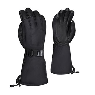 GKS Gants Gks En Cuir De Chevreuil 50-Wp-300 Homme Noir