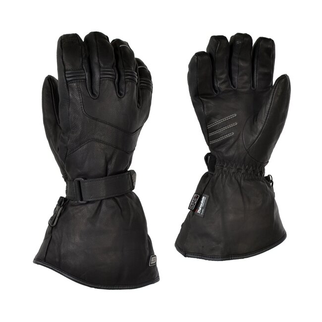 Gants Longs Gks En Cuir De Chèvre Homme Noir