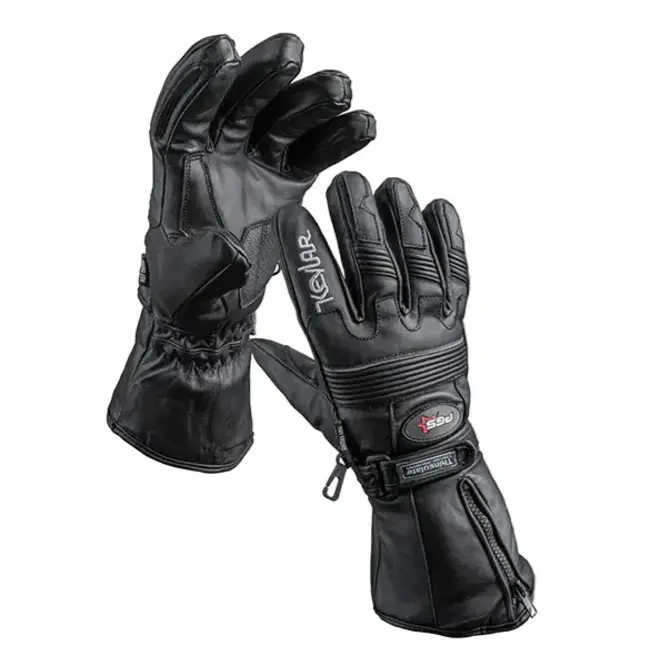 Angora PGS Leather and Nylon Gloves Pn02 Men's Medium