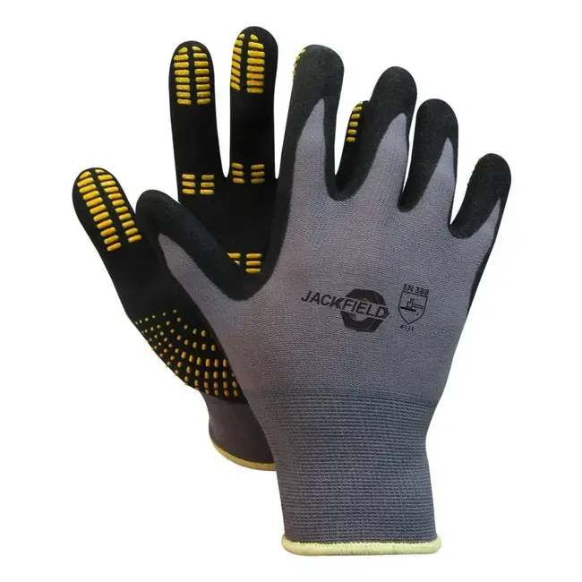 Gants Jackfield De Nitrile Avec Rayures De Pvc