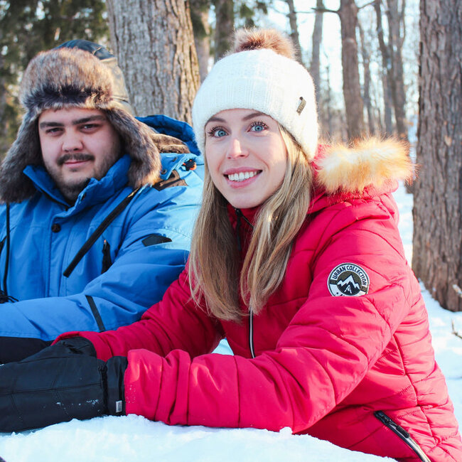 Manteau D'Hiver Alper Sisteron Femme Rouge