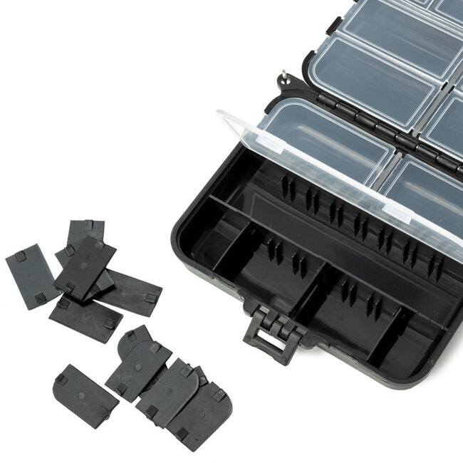 Cortland 11 Compartiments Fly Box Black