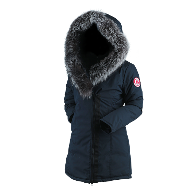 Manteau Angora Long Femme Noir