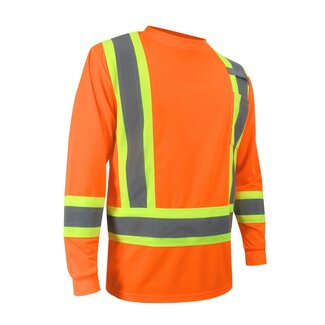 JACKFIELD Jackfield Long Sleeve T-Shirt Work Men's Orange