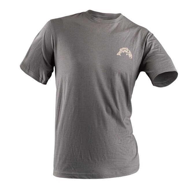 Pronature Short Sleeve Fish Sweater Men's Grey
