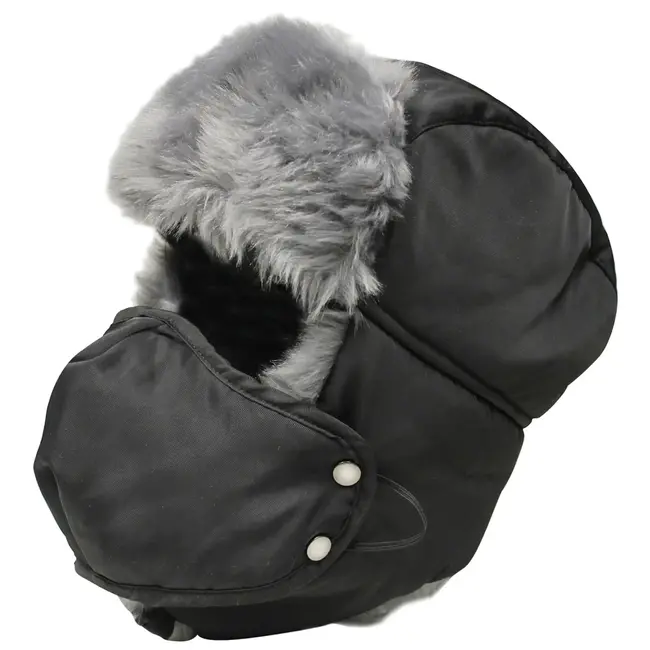 Chapeau Misty Mountain Aviator Froid Polaire Homme Noir