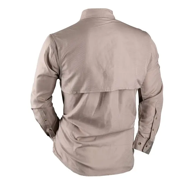Pronature Breathe Long Sleeve Fishing Shirt Men's Beige