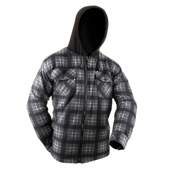 GKS Countryside Polar Hooded Shirt  Men's Gray