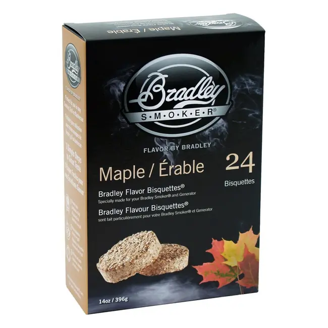 Bradley Maple Bisquettes 24/Pkg