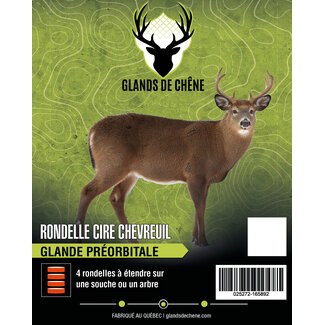 GLANDS DE CHÊNE Glands De Chêne Oak Scented Pre-Orbital Gland Wax Disc For Deer