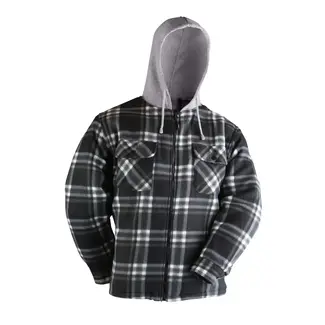 GKS GKS Countryside Polar Hooded Shirt Men's Gray