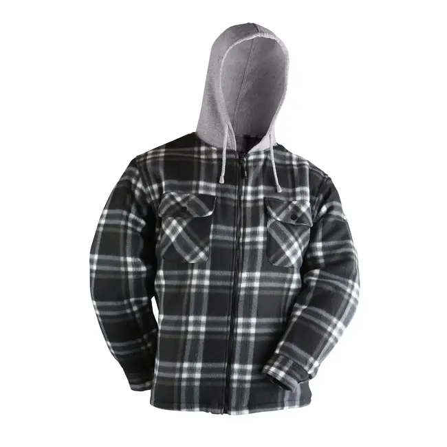 GKS Countryside Polar Hooded Shirt Men's Gray