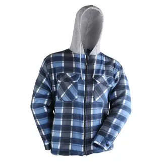 GKS GKS Countryside Polar Hooded Shirt Men's Navy