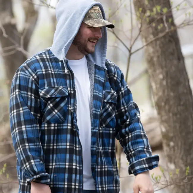 Chemise Gks En Polar À Capuchon Countryside Homme Marine