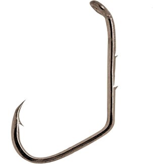 MATZUO Matzuo Baitholder Sickle Black Chrome Hook 25/Pkg