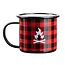 Pronature Quench Enamel Mug Red Checkered